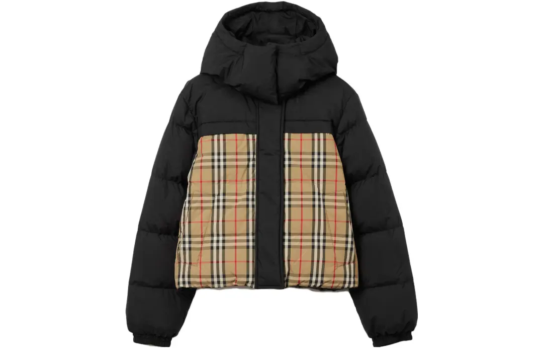 Burberry reversible Haymarket check puffer jacket