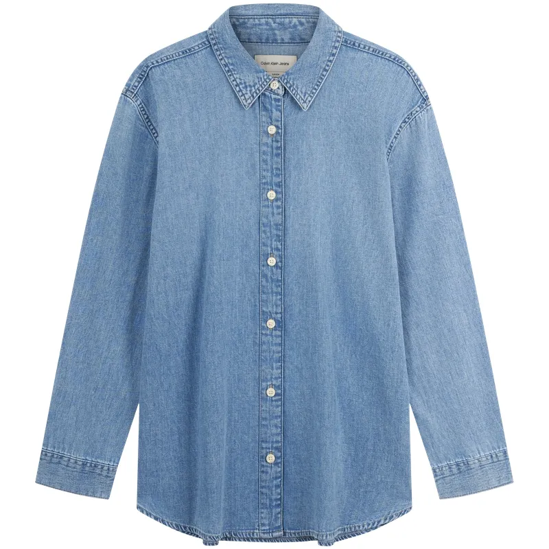 CALVIN KLEIN SS25 Denim Shirt Women's