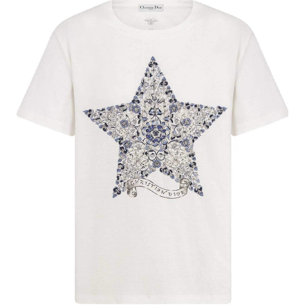 Женская футболка Dior T (белая)