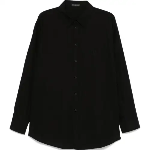 Balenciaga Logo-embroidered Shirt