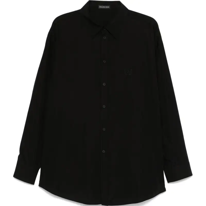 Balenciaga Logo-embroidered Shirt