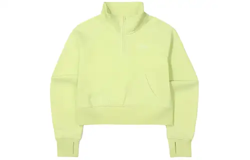 FILA Sweatshirts Women's Yellow Stand Collar Moderate Regular