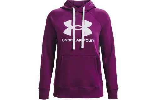 Under Armour RIVAL FLEECE LOGO HOODIE Sweatshirt Women's Purple