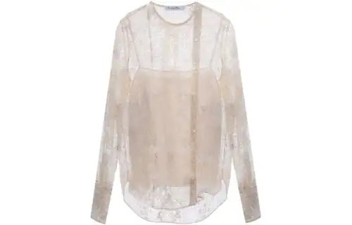 DIOR Shirts Women's Natural Crew Neck Moderate Other