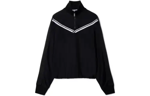 OFF WHITE Zip Up Straight Hem Track Jacket