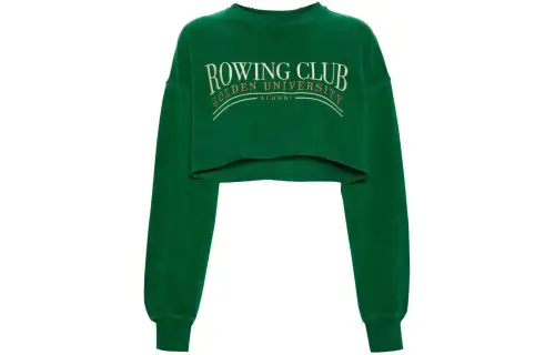 Golden Goose Louisa Cropped Cotton Sweatshirt