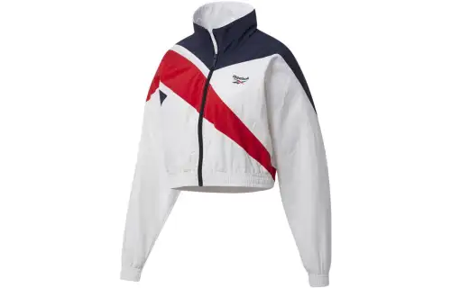 Reebok Jackets Women's White Stand Collar Moderate Other