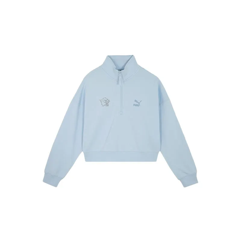 PUMA Sports Life Collection Sweatshirt Women's Light Blue