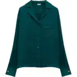 LOEWE Pyjama Blouse 'Dark Green'