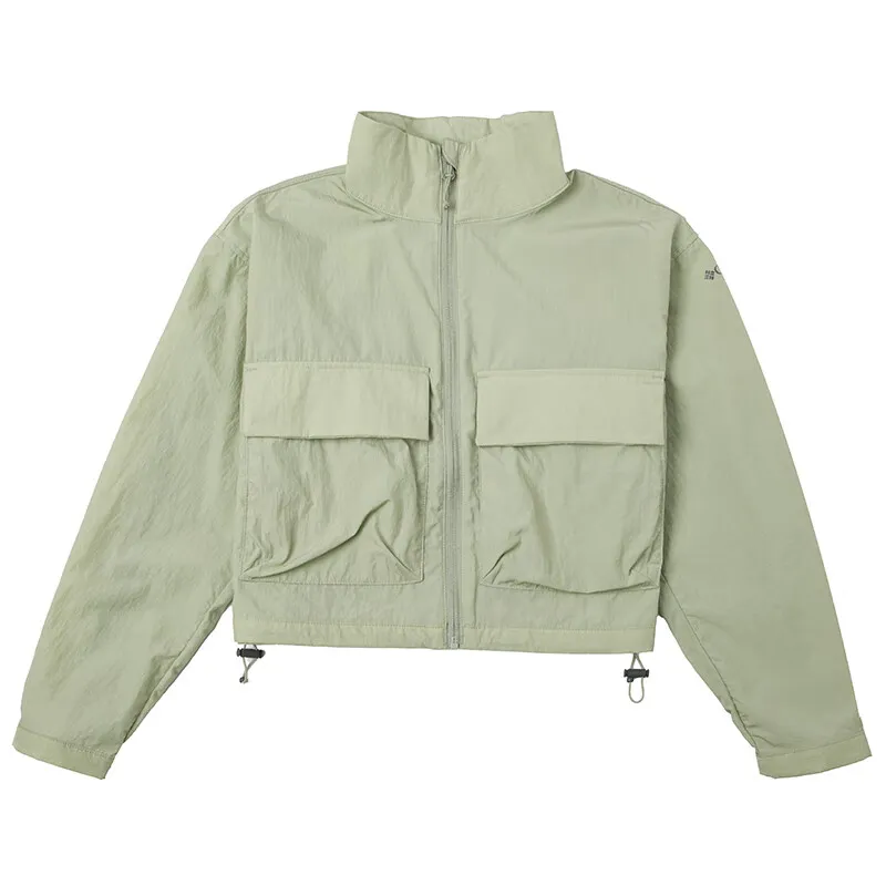 Columbia Jackets Women's Green Stand Collar Moderate Other