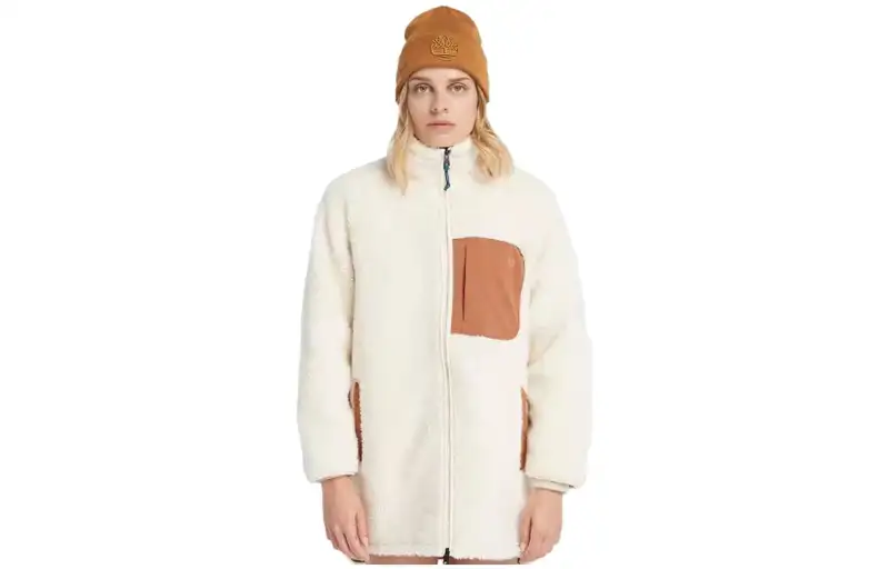 Timberland Jackets Women's Smoke White Stand Collar Thickened Other