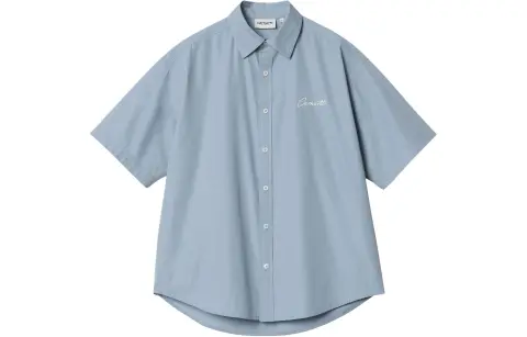 Carhartt WIP SS24 W' S/S Jaxon Shirt Women's Matte Blue