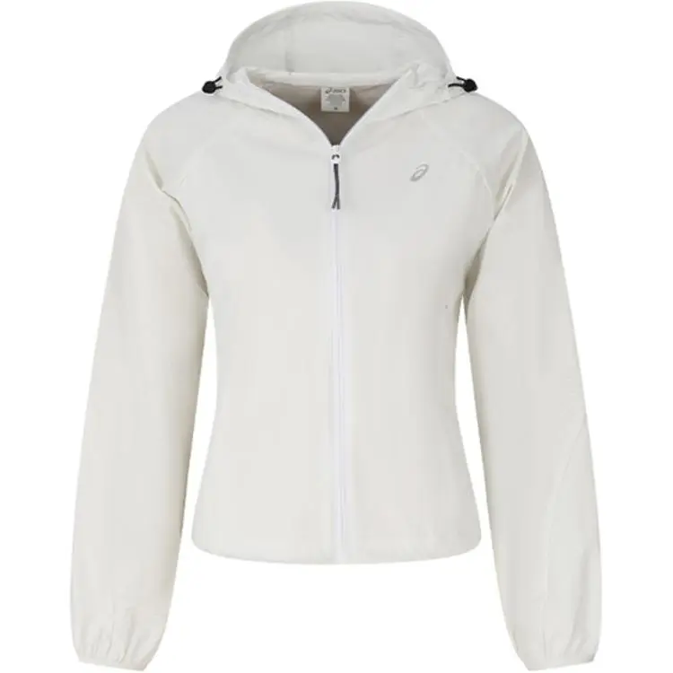 ASICS Jackets Women's White Hooded Moderate Other