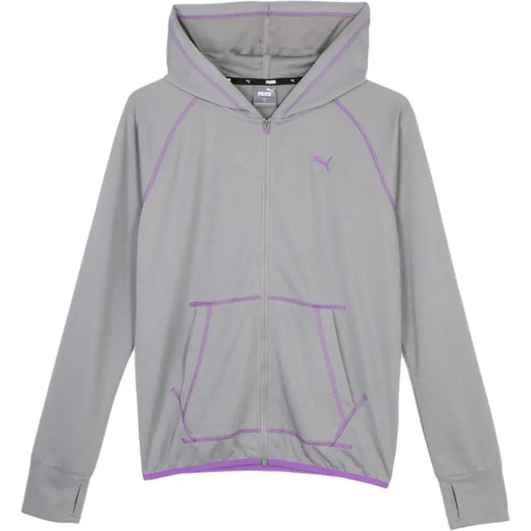 PUMA Jackets & Coats Women's Light Gray