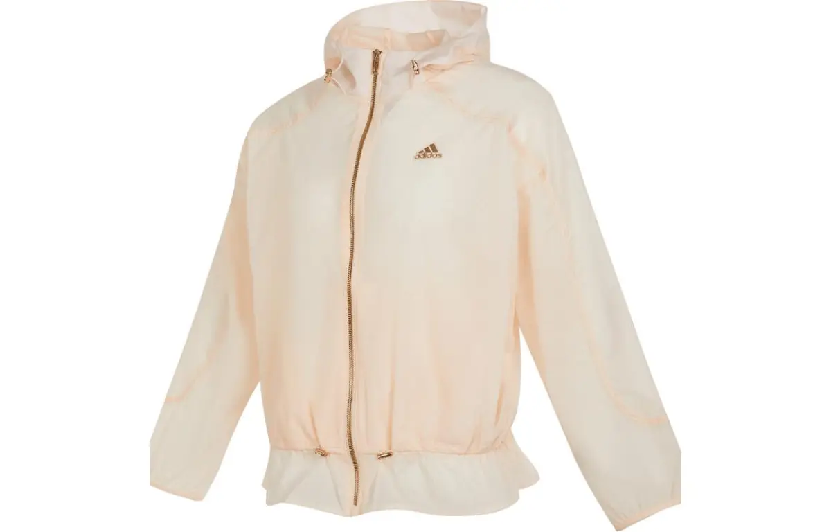 Adidas Jackets Women's Blessing Orange Hooded Moderate Other