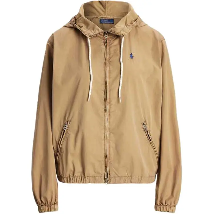 Polo Ralph Lauren SS25 Jackets & Coats Loose Fit Women's Brown Yellow