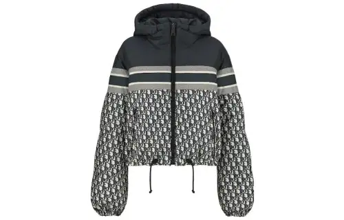 DIOR FW22 Puffer Jacket Women's Multicolor