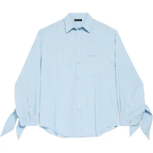 Balenciaga Knotted Cuff Blouse