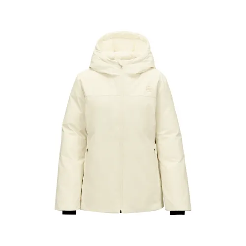 Skechers Basic Sports Collection Down Jacket Women's Pearl White