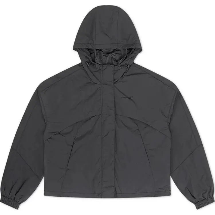 Converse Jackets Women's Black Hooded Moderate Other