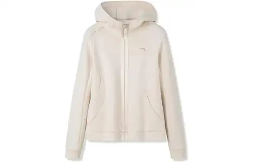 ANTA Variety Training Collection Jackets Women's Oil Gray Pink Hooded Moderate Instructor
