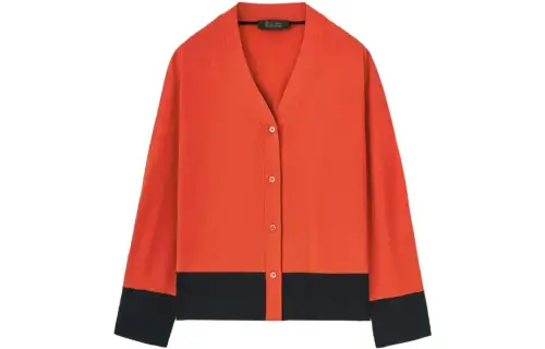 Loro Piana Knitwear Women's Orange V Neck Moderate