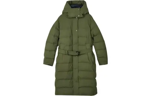 Skechers Bob's Down Jackets Women's Olive/0076 Hooded Moderate Down Coat