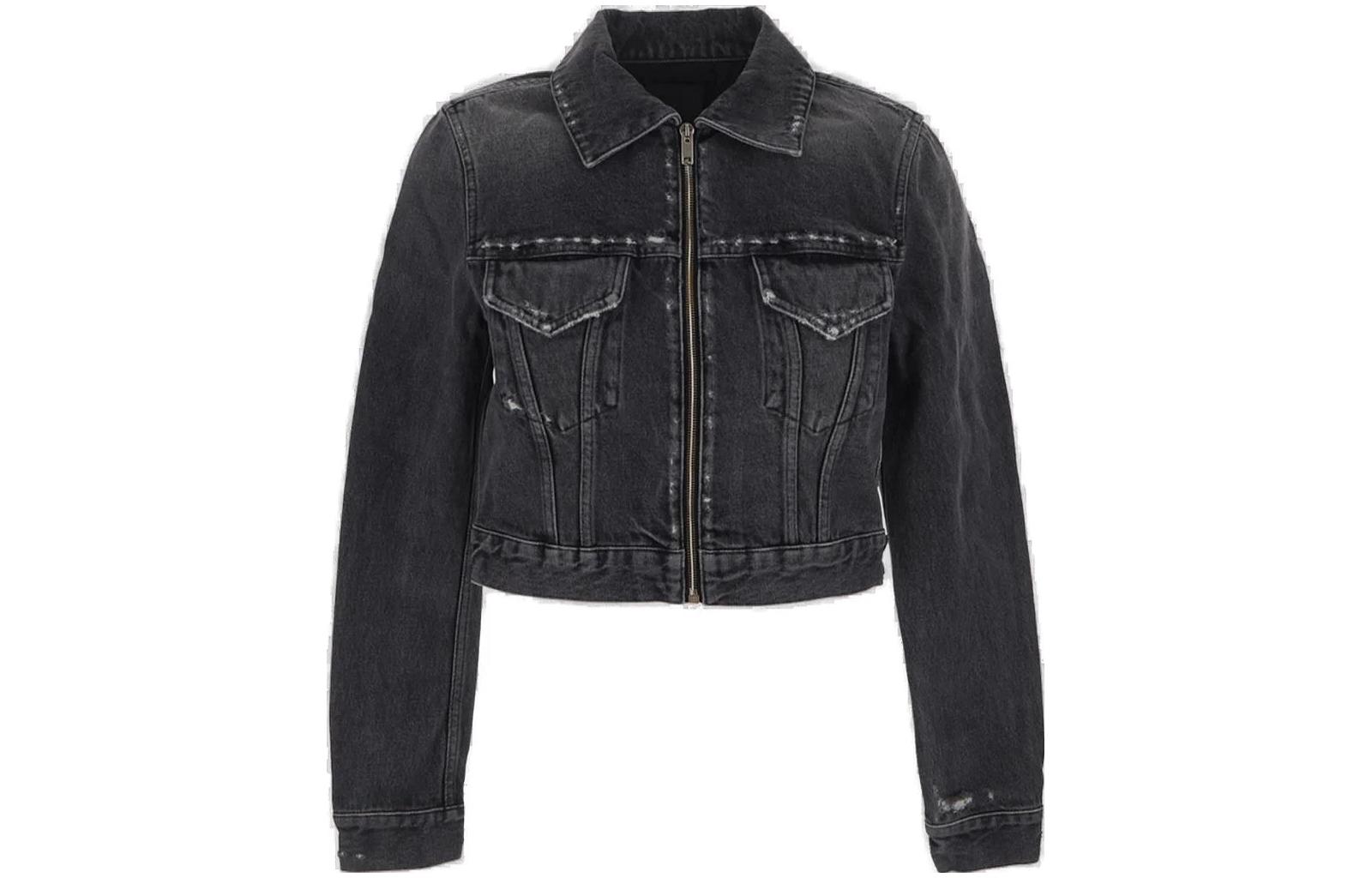 Женская куртка Givenchy Zip Jacket (черная)