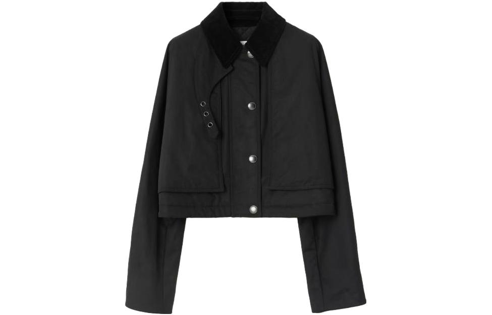 Burberry Corduroy-collar Cropped Jacket