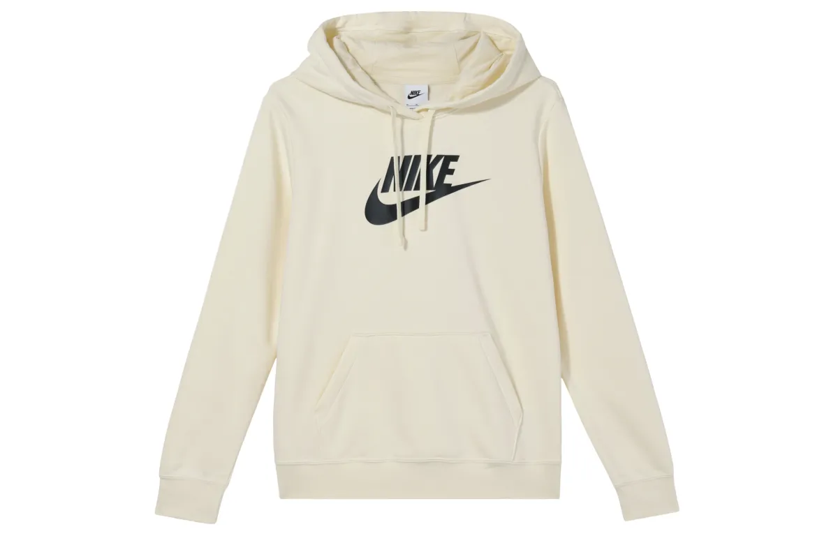 Nike Club As W Nsw Flc Gx Std Po Hd Sweatshirt Women's Beige
