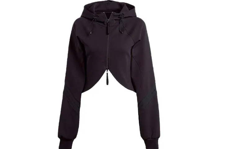 Adidas X RUI ZHOU Collaboration Collection Jackets Women's Black Hooded Moderate Other