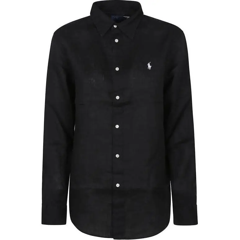 Polo Ralph Lauren Logo Embroidered Curved Hem Shirt