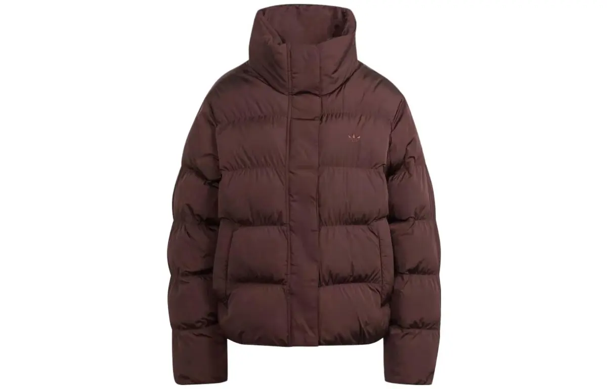 Adidas Originals Jackets Women's Contour Brown Stand Collar Moderate Other