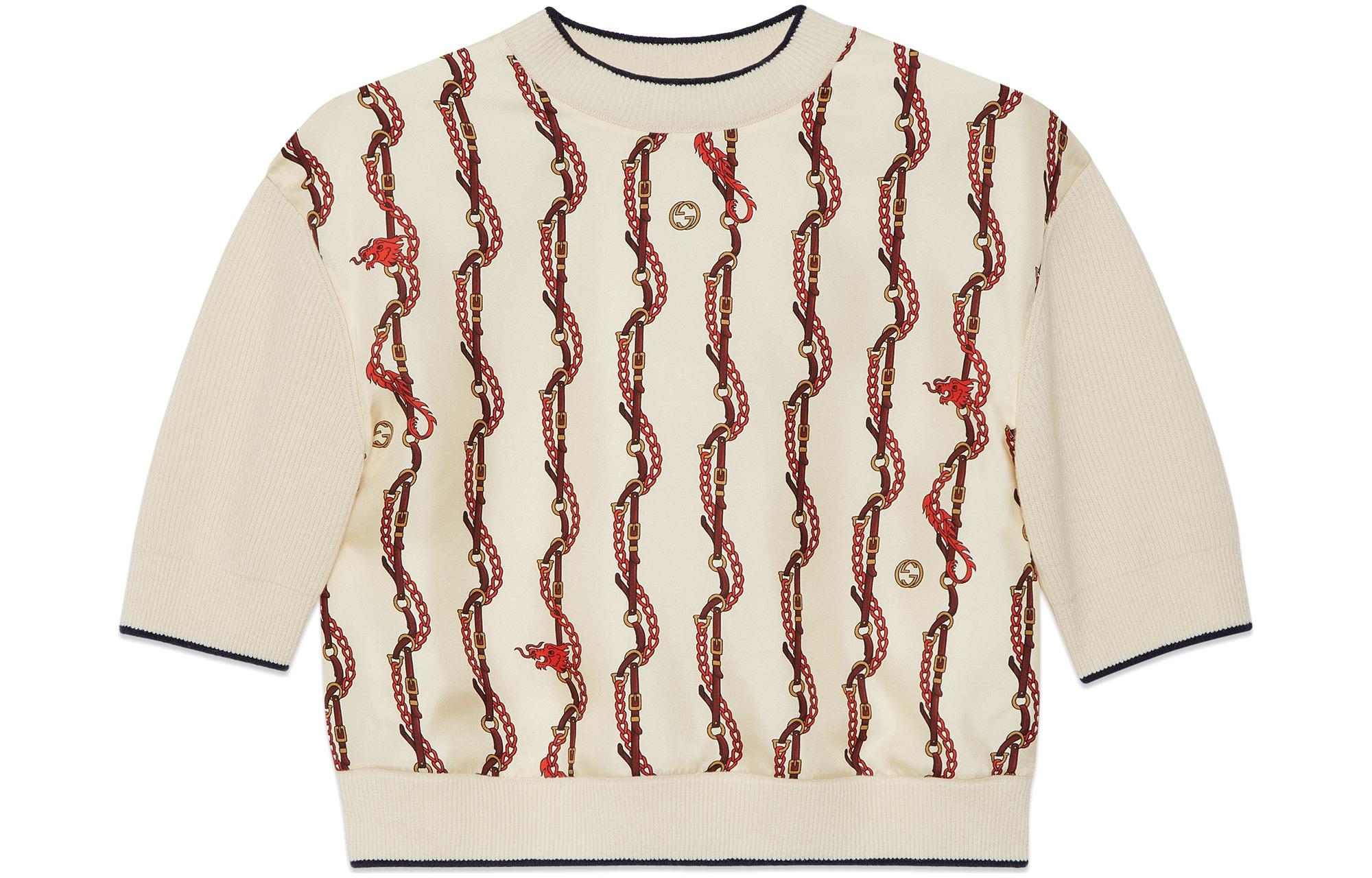 GUCCI Chinese New Year SS24 Knitwear Women's Ivory White