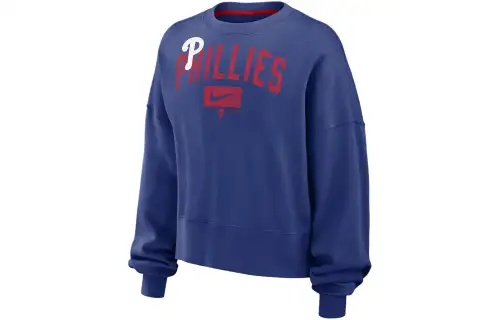 Nike Philadelphia Phillies Women's Nike Mlb Pullover Crew