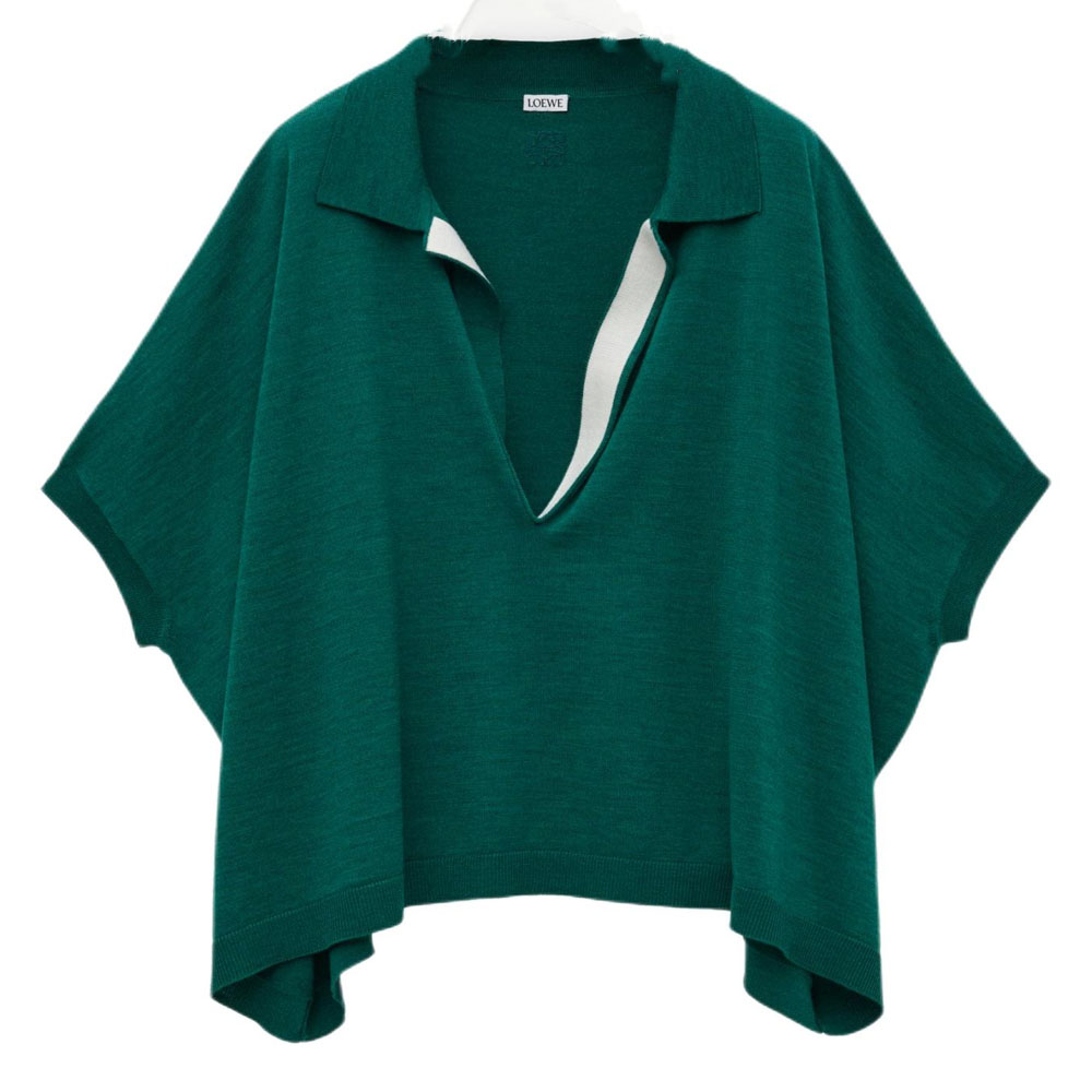 LOEWE SS25 Polo Shirt Women's Green