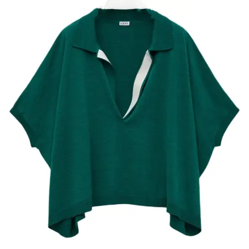LOEWE SS25 Polo Shirt Women's Green