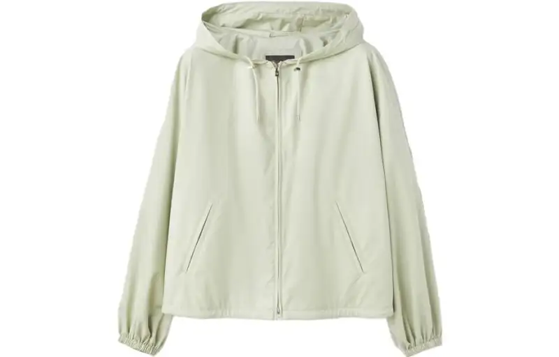 Loro Piana Jackets Women's Light Green Hooded Moderate Other