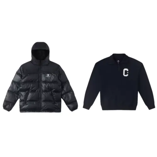 Converse Casual Sportswear Unisex Black