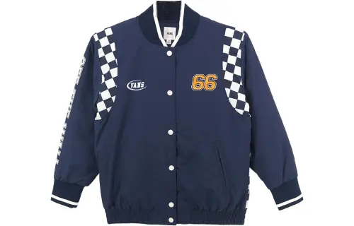 Vans Jackets Women's Blue Stand Collar Thickened Other