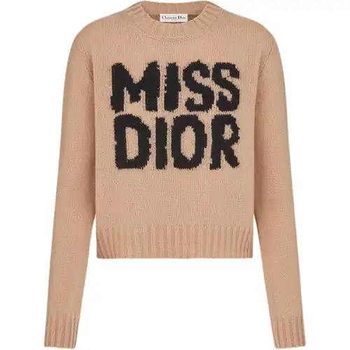 DIOR Cashmere Sweater Women's Light Pink