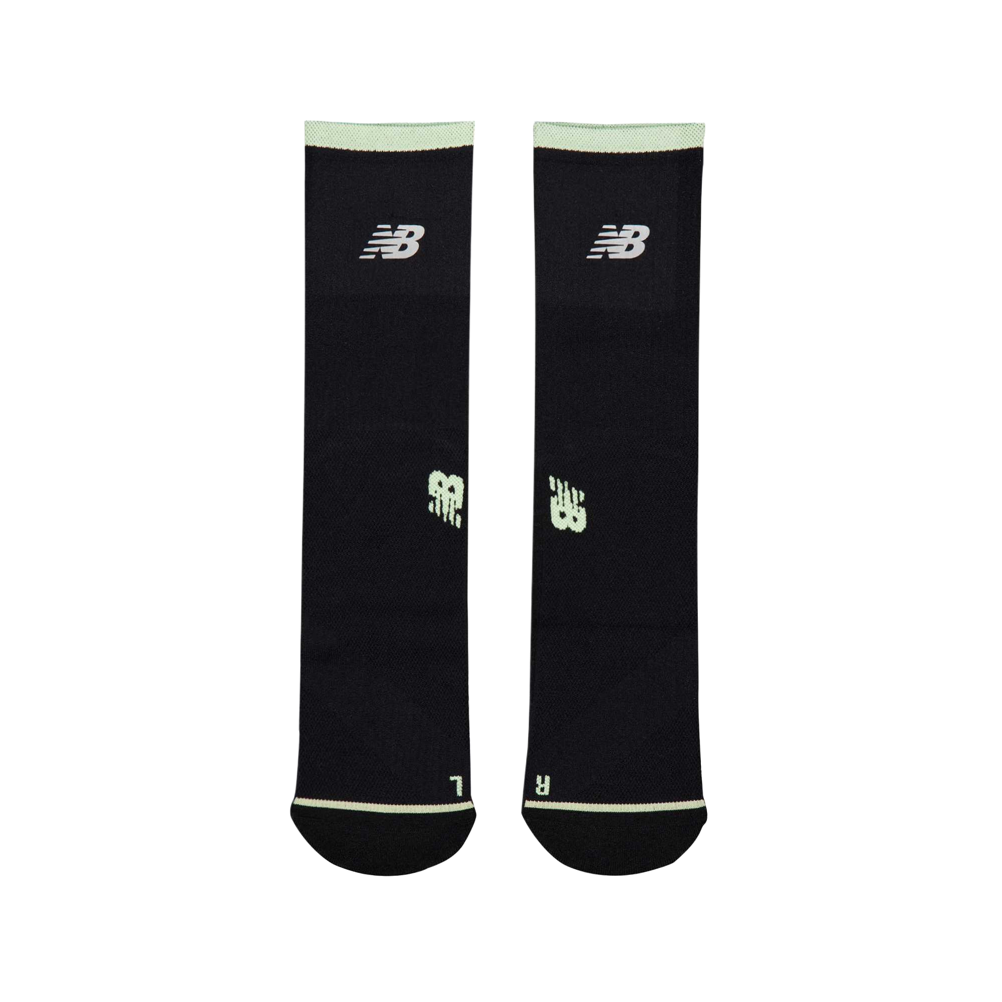 New Balance Running Socks Unisex 1 Pack Black