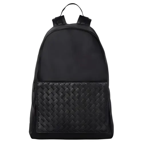 Bottega Veneta Men's Leather Backpack Black