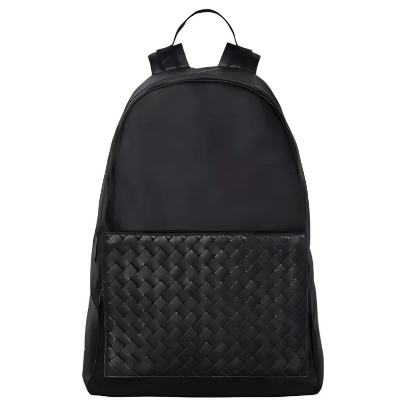 Bottega Veneta Men's Leather Backpack Black