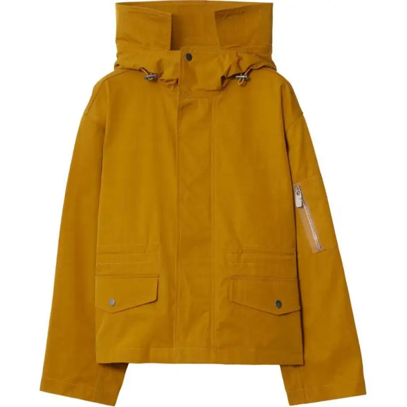 Burberry Hooded Oversized Jacket