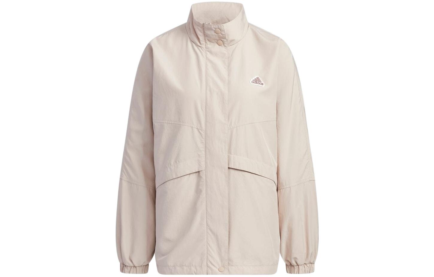 Женская куртка adidas Logo (розовая)