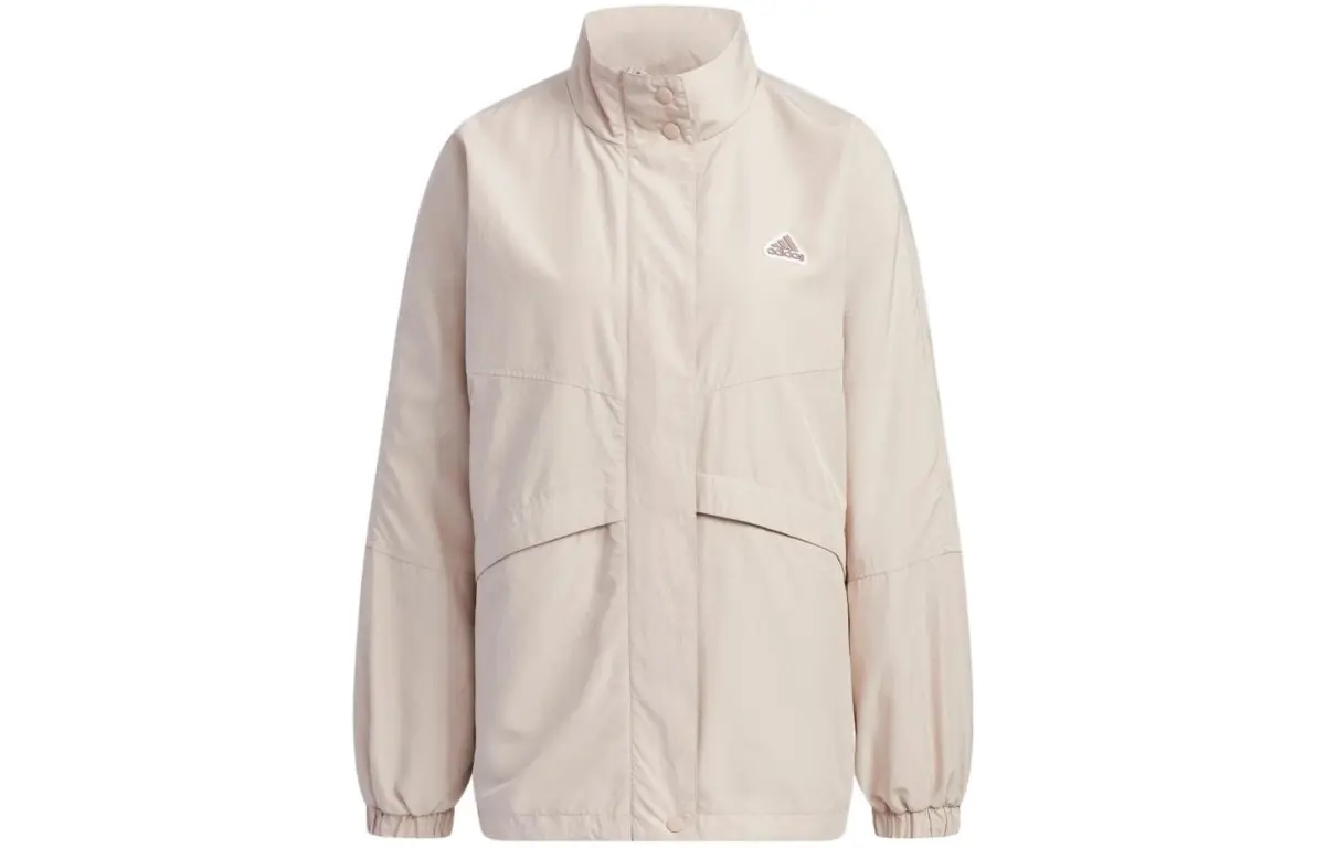 Adidas Jackets Women's Pink Stand Collar Moderate