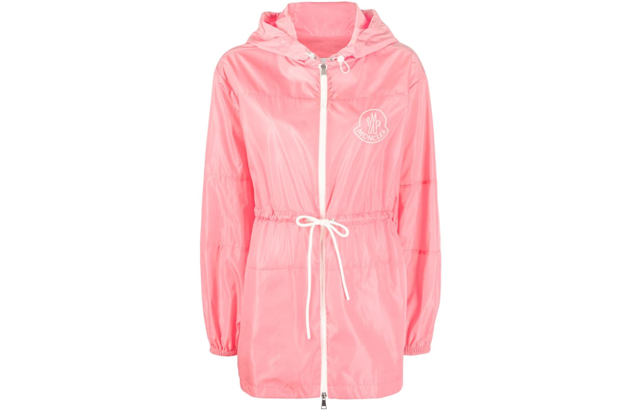 Женская куртка Moncler Zip Jacket (розовая)