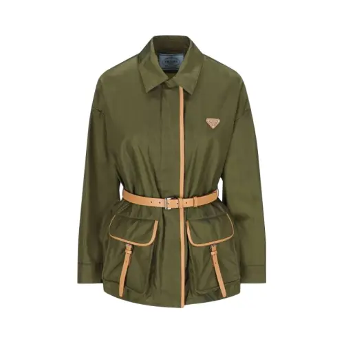 Prada Re-Nylon belted jacket