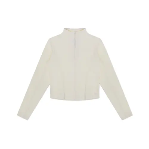 Converse Half Zip Mock Neck Long Sleeve Top